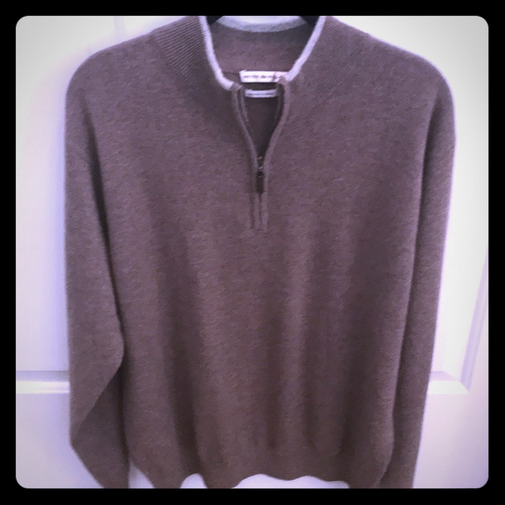Peter Millar Cashmere Half Zip Sweater